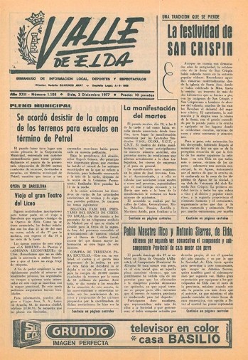 N&uacute;mero 1.108 - 3 de diciembre de 1977
