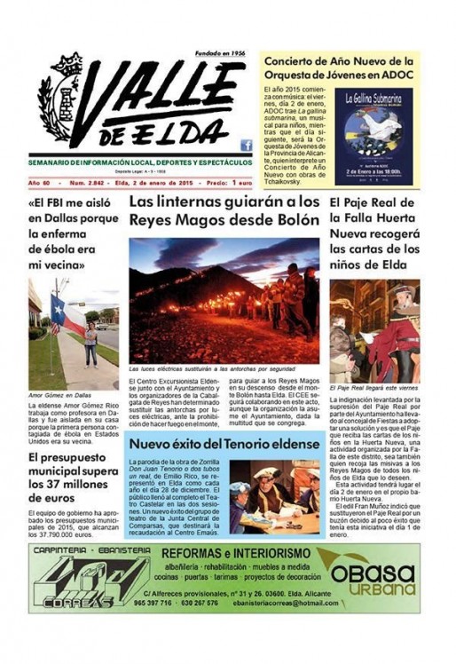 N&uacute;mero 2.842<span>2 de enero de 2015</span>