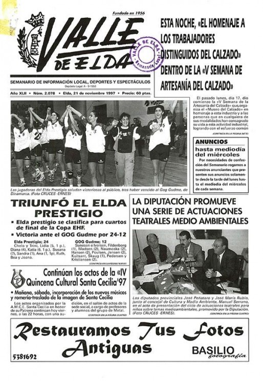 N&uacute;mero 2.078<span>21 de noviembre de 1997</span>