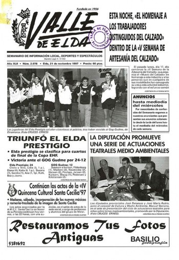 N&uacute;mero 2.078 - 21 de noviembre de 1997