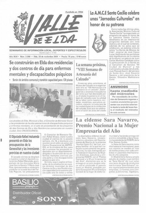 N&uacute;mero 2.269<span>23 de noviembre de 20001</span>