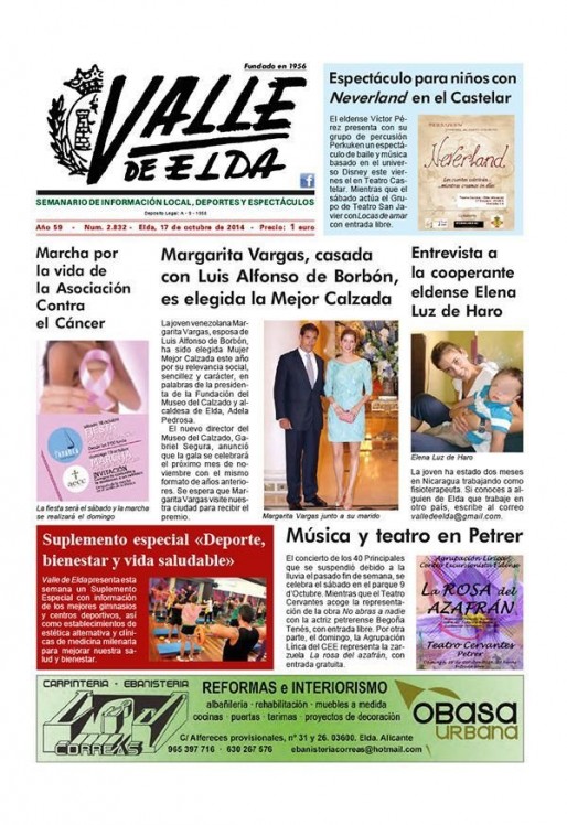 N&uacute;mero 2.832<span>17 de octubre de 2014</span>
