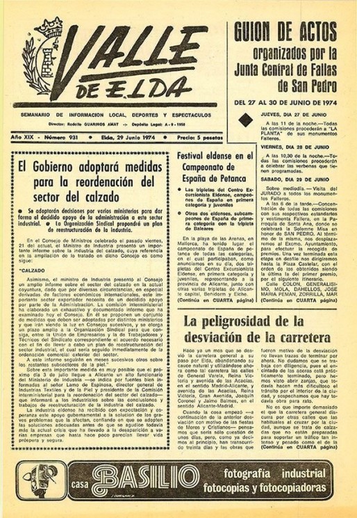 N&uacute;mero 0931<span>29 de junio de 1974</span>