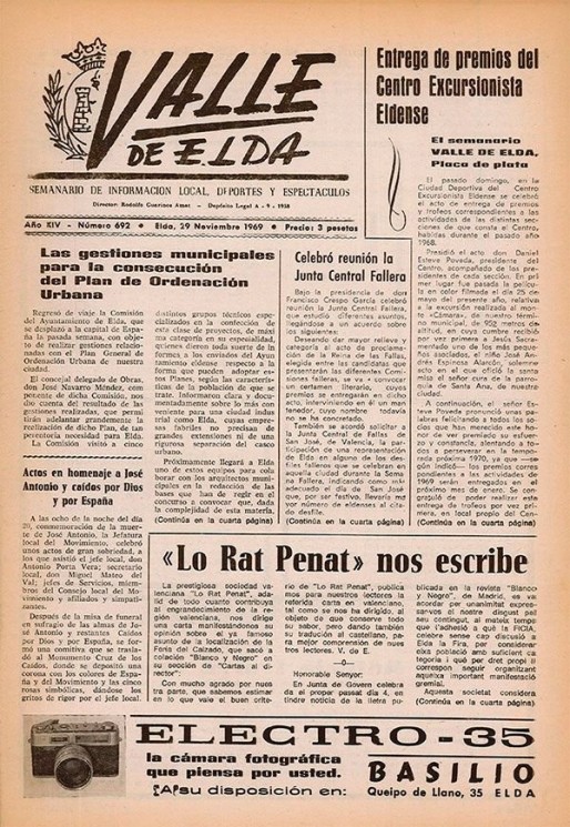 N&uacute;mero 0692<span>27 de noviembre de 1969</span>