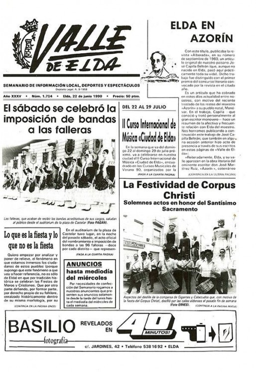 N&uacute;mero 1.724<span>22 de junio de 1990</span>