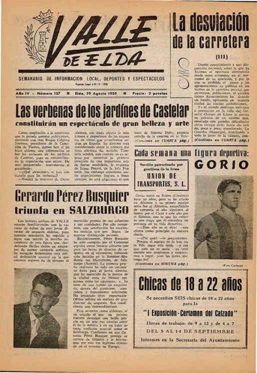 N&uacute;mero 0157<span>29 de agosto de 1959</span>