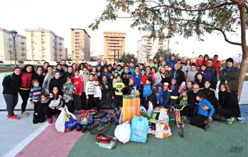 El SBR Para+Triatl&oacute;n celebra el fin de a&ntilde;o con un entrenamiento muy solidario
