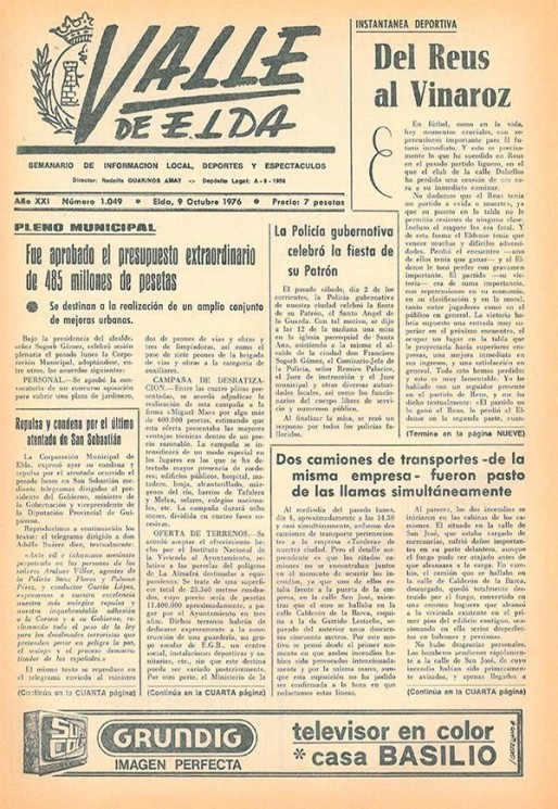 N&uacute;mero 1.049<span>9 de octubre de 1976</span>