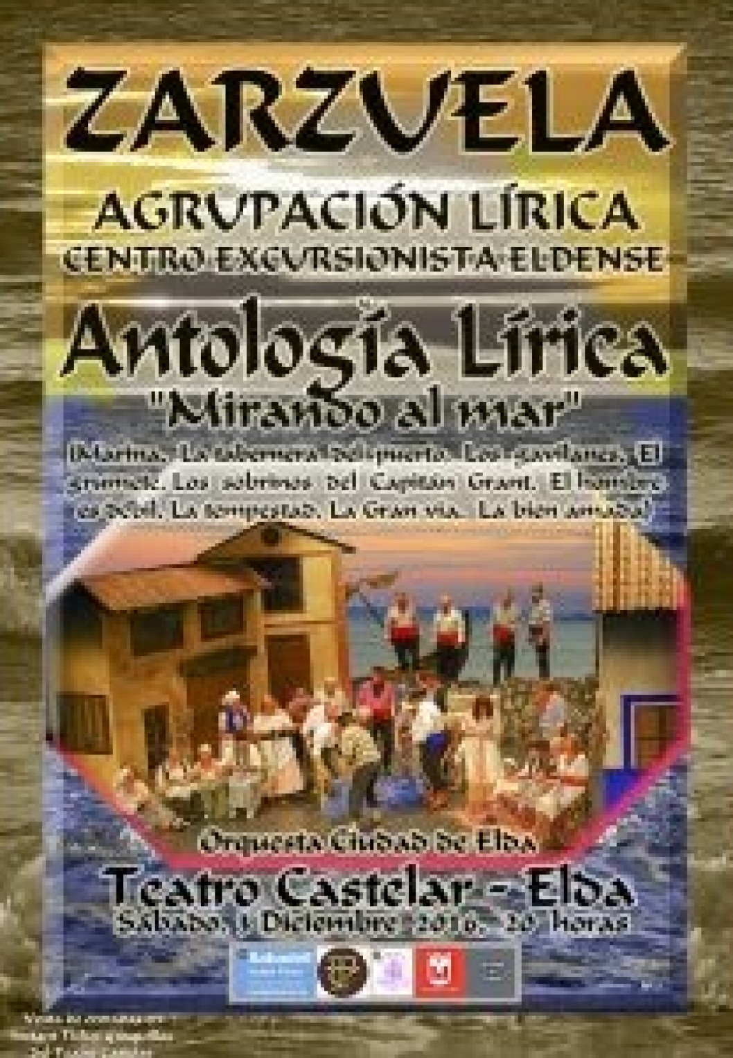 Con una antología marina más que interesante vuelve la zarzuela al Teatro Castelar de Elda Con una antología marina más que interesante vuelve la zarzuela al Teatro Castelar de Elda