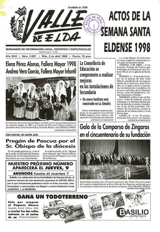 N&uacute;mero 2.097<span>3 de abril de 1998</span>