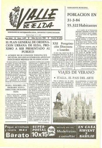 N&uacute;mero 1.439 - 20 de julio de 1984