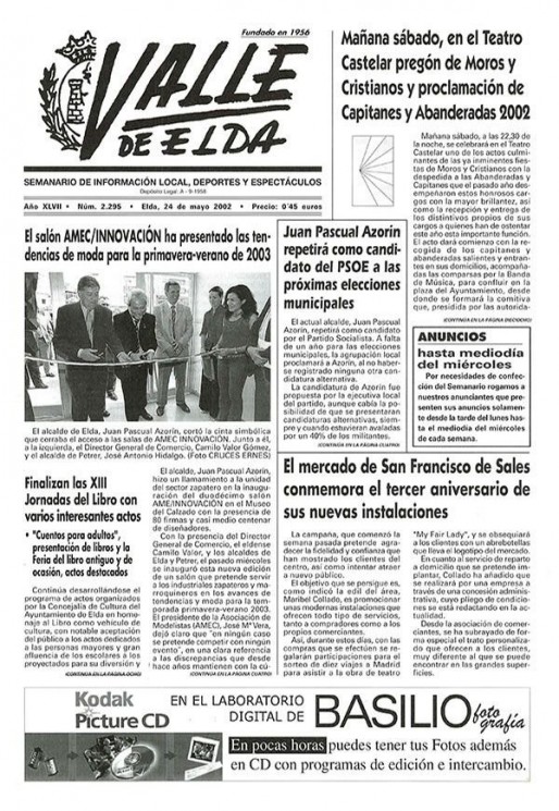 N&uacute;mero 2.295<span>24 de mayo de 2002</span>