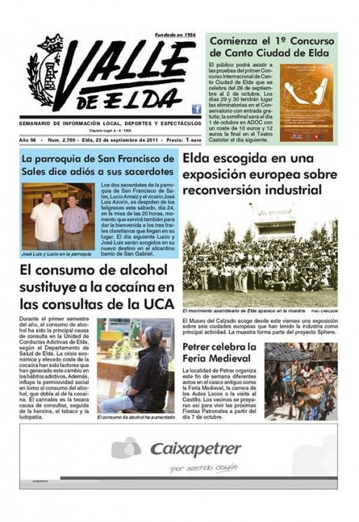 N&uacute;mero 2.700<span>23 de septiembre de 2011</span>