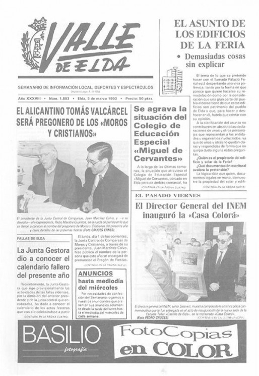 N&uacute;mero 1.853<span>5 de marzo de 1993</span>
