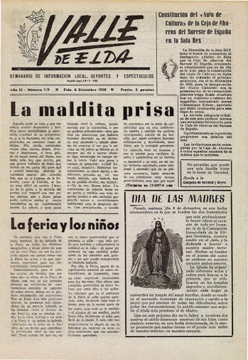 N&uacute;mero 0119 - 6 de diciembre de 1958