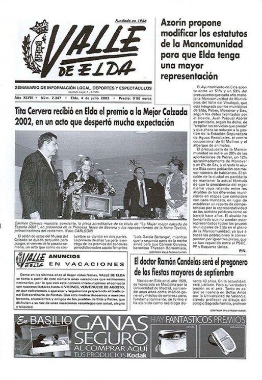 N&uacute;mero 2.347<span>4 de julio de 2003</span>