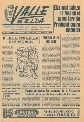 N&uacute;mero 1.010 - 3 de enero de 1976