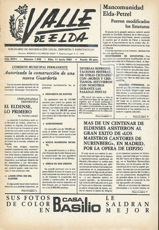 N&uacute;mero 1.335<span>11 de junio de 1982</span>