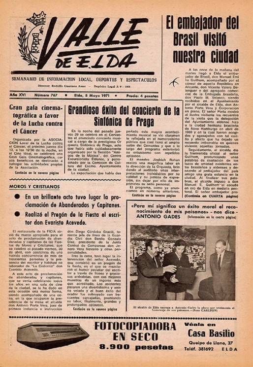 N&uacute;mero 0767<span>8 de mayo de 1971</span>