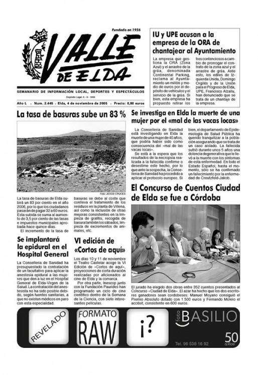 N&uacute;mero 2.445<span>4 de noviembre de 2005</span>