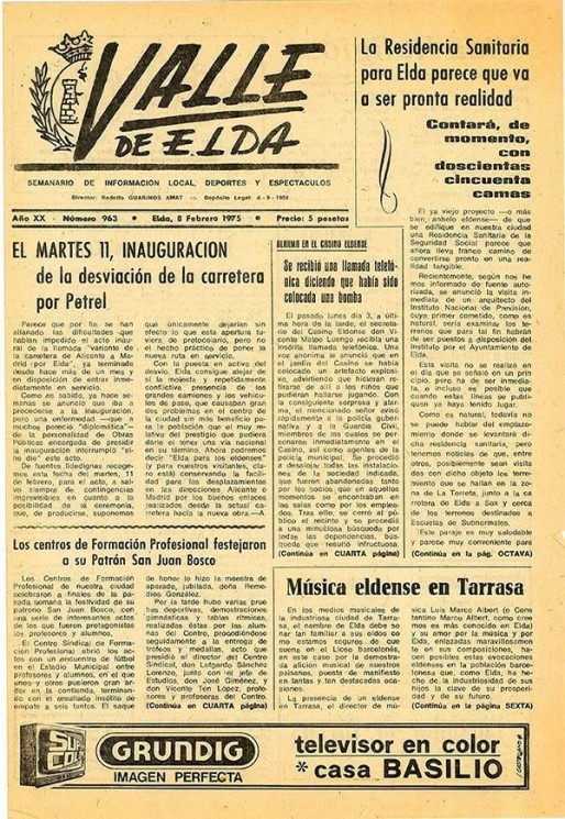 N&uacute;mero 0963<span>8 de febrero de 1975</span>