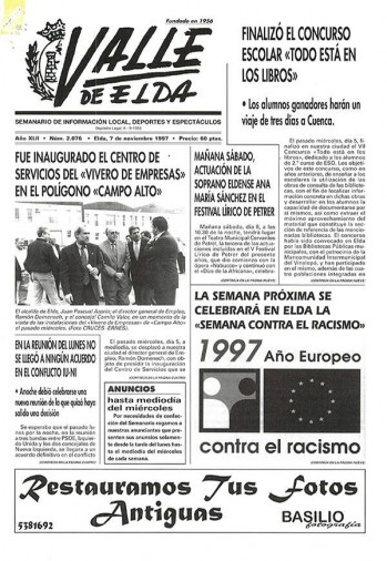 N&uacute;mero 2.076 - 7 de noviembre de 1997