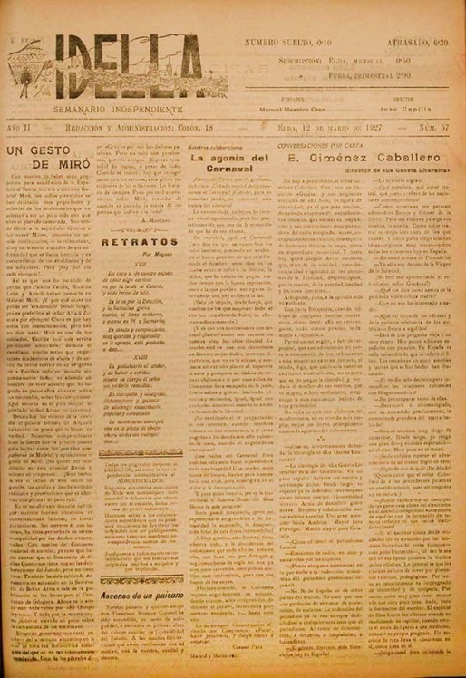 Idella n&ordm; 057<span>A&ntilde;o 1927</span>