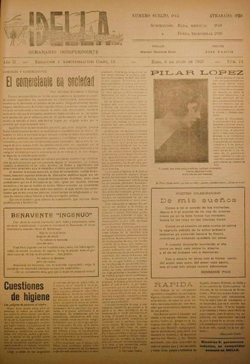 Idella n&ordm; 074<span>A&ntilde;o 1927</span>