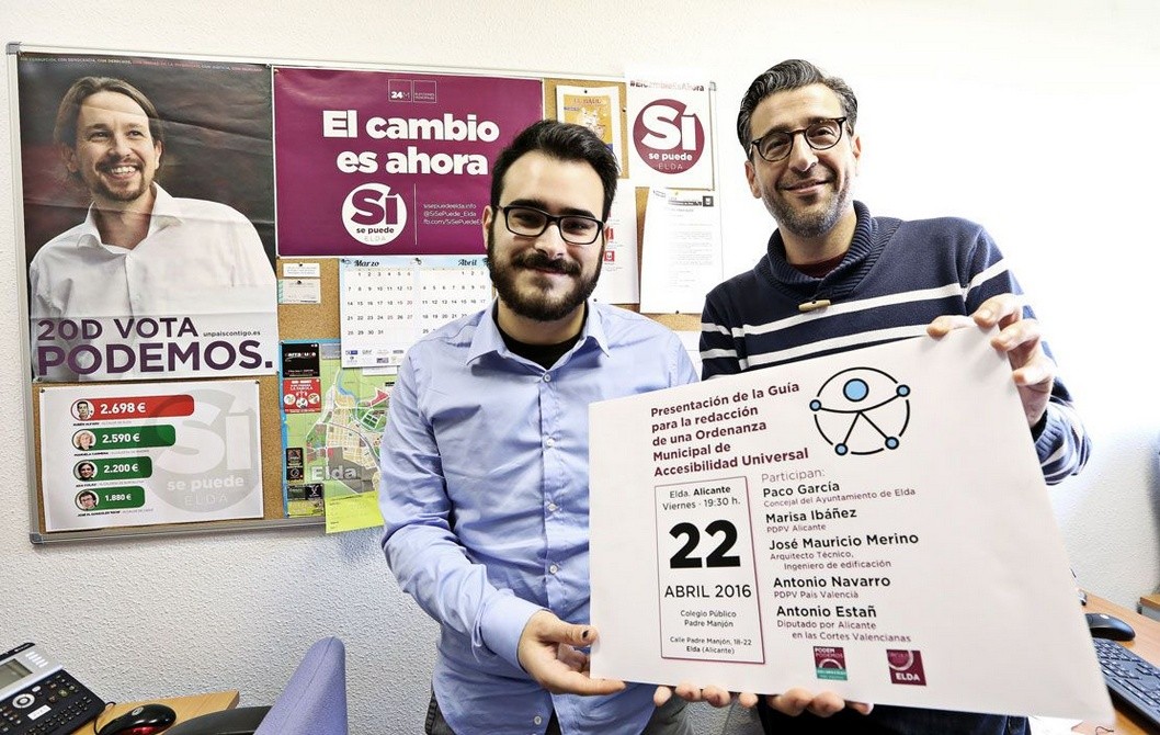 Sí Se Puede pide que Elda se convierta en una ciudad accesible Sí Se Puede pide que Elda se convierta en una ciudad accesible