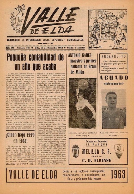 N&uacute;mero 0331<span>29 de diciembre de 1962</span>