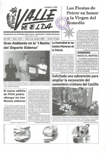N&uacute;mero 2.215 - 6 de octubre de 2000