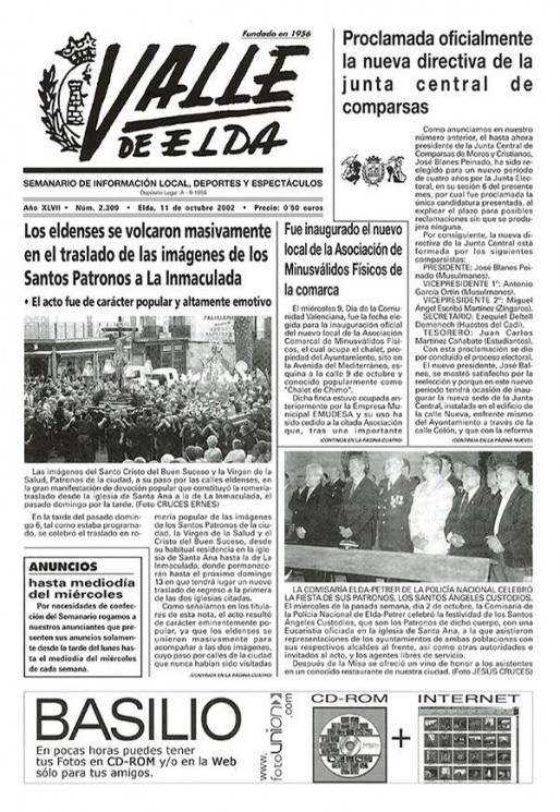 N&uacute;mero 2.309<span>11 de octubre de 2002</span>
