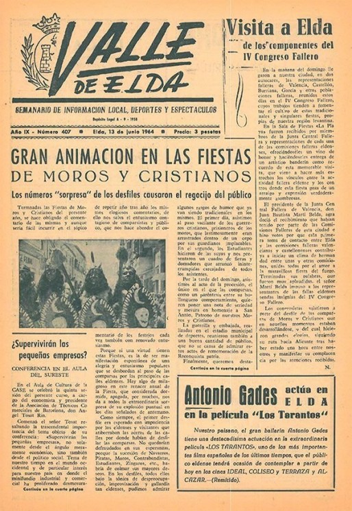 N&uacute;mero 0407<span>13 de junio de 1964</span>