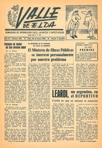 N&uacute;mero 0387 - 25 de enero de 1964