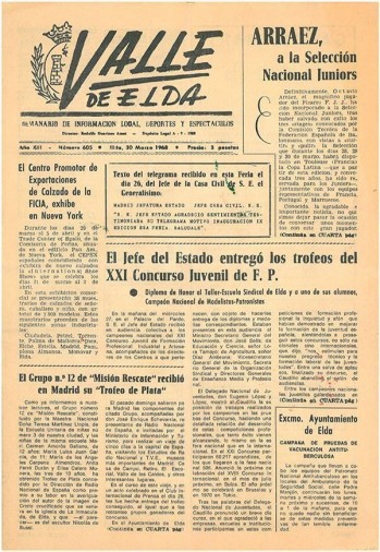 N&uacute;mero 0605 - 30 de marzo de 1968