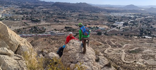 Luis Garc&iacute;a, el invidente que hizo la primera v&iacute;a ferrata inclusiva en Bol&oacute;n