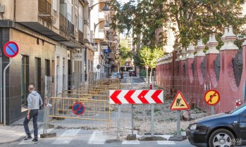 Las obras de la calle Ram&oacute;n Gorg&eacute; se retomar&aacute;n la pr&oacute;xima semana