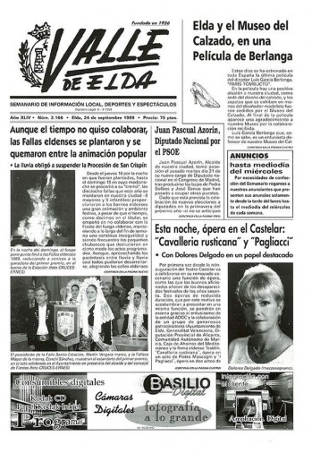 N&uacute;mero 2.166 - 24 de septiembre de 1999