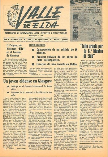 N&uacute;mero 0469 - 21 de agosto de 1965