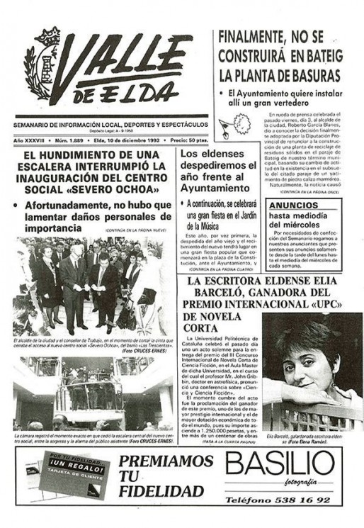 N&uacute;mero 1.889<span>10 de diciembre de 1993</span>