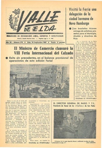 N&uacute;mero 0578 - 23 de septiembre de 1967