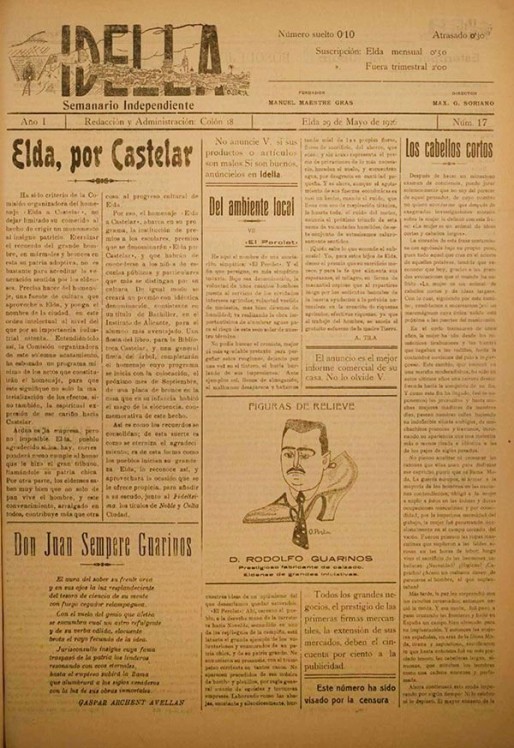 Idella n&ordm; 017<span>A&ntilde;o 1926</span>