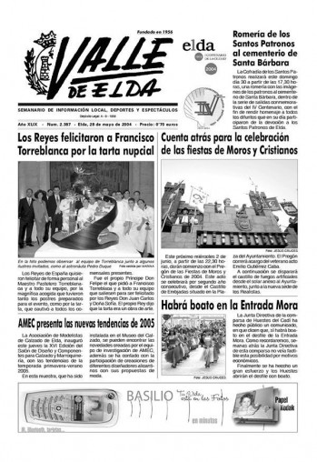 N&uacute;mero 2.387 - 28 de mayo de 2004