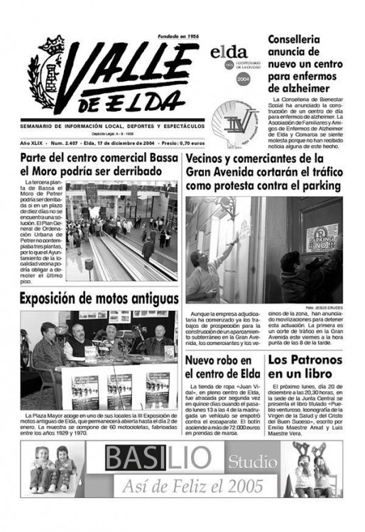 N&uacute;mero 2.407<span>17 de diciembre de 2004</span>