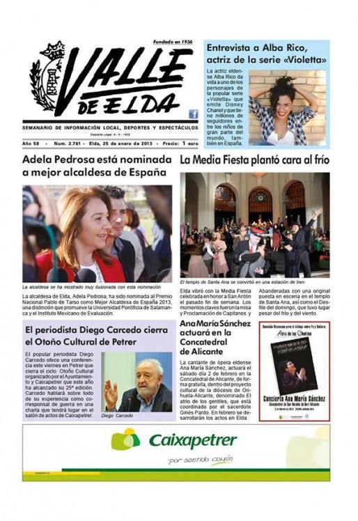 N&uacute;mero 2.761<span>25 de enero de 2013</span>