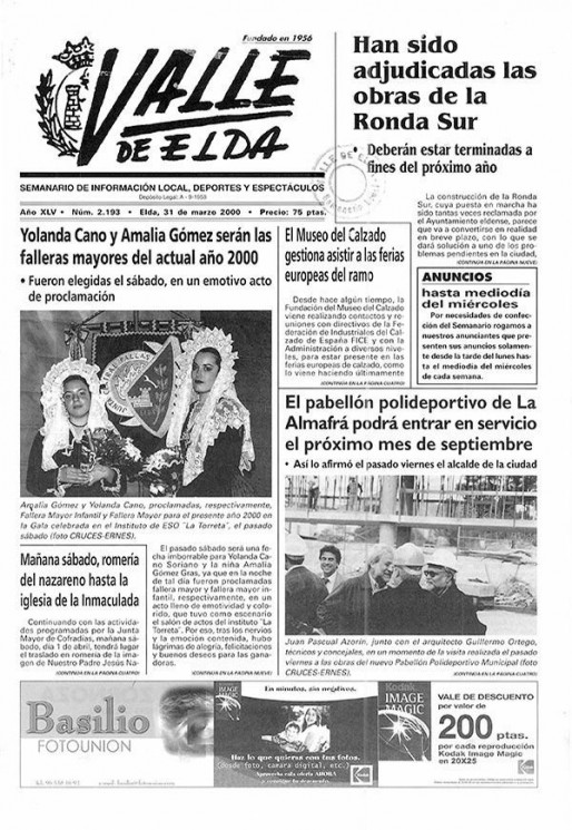 N&uacute;mero 2.193<span>31 de marzo de 2000</span>
