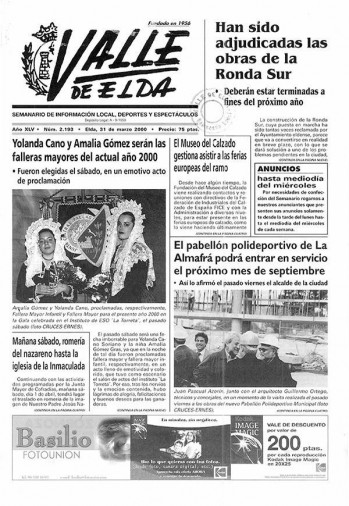 N&uacute;mero 2.193 - 31 de marzo de 2000