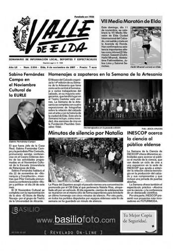 N&uacute;mero 2.534 - 09 de noviembre de 2007