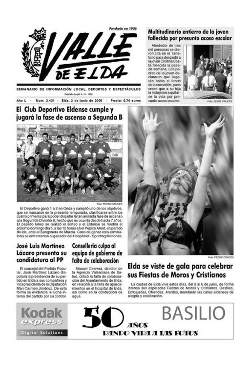 N&uacute;mero 2.431<span>2 de junio de 2005</span>