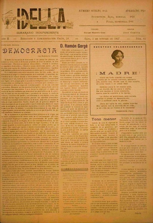Idella n&ordm; 085<span>A&ntilde;o 1927</span>